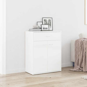 Hochglanz Weißes Sideboard 60x30x75cm