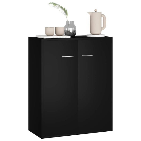 Schwarzes Sideboard 60 cm