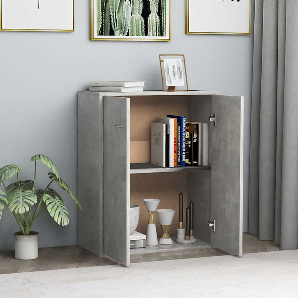 Betongraues Sideboard 60 cm