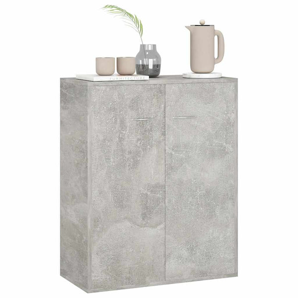 Betongraues Sideboard 60 cm