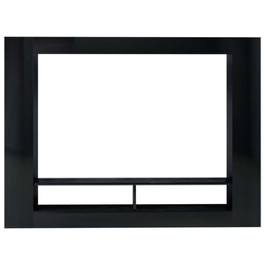 TV-Schrank Hochglanz Schwarz 152 cm