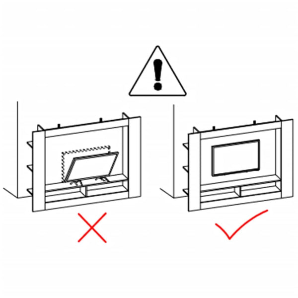 TV-Schrank Hochglanz Schwarz 152 cm