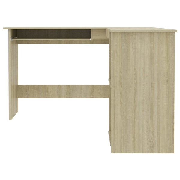 L-Form Eckschreibtisch Sonoma Eiche 120x140 cm