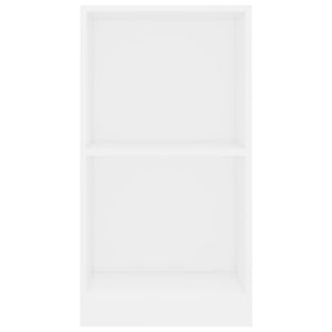 Weißes Bücherregal 40x24x75 cm
