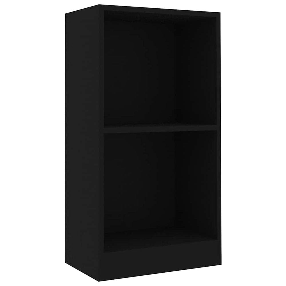 Schwarzes Bücherregal 40x24x75 cm