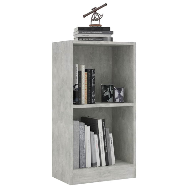 Betongraues Bücherregal, 40x24x75 cm