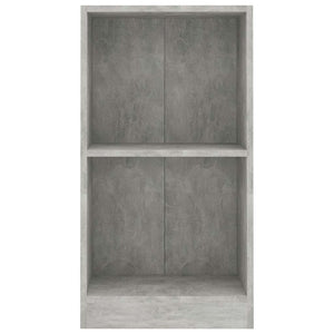 Betongraues Bücherregal, 40x24x75 cm