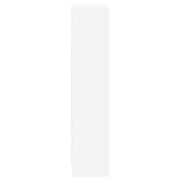 Bücherregal Weiß, 3 Fächer, 40x109 cm