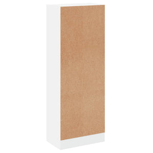Bücherregal Weiß, 3 Fächer, 40x109 cm
