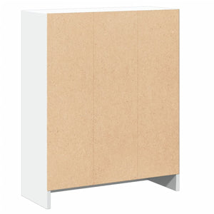 Weißes Bücherregal 60x24x76 cm