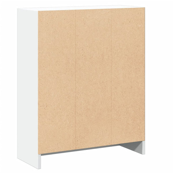 Weißes Bücherregal 60x24x76 cm