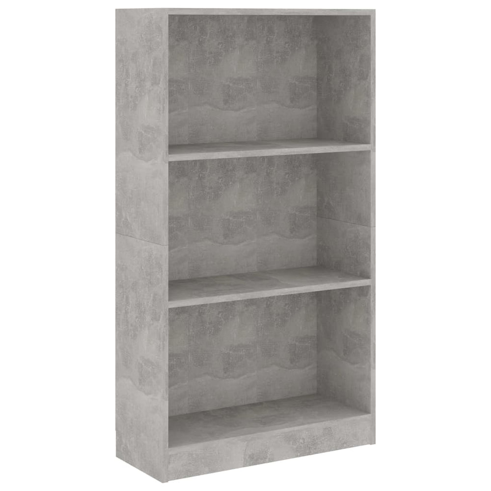 Bücherregal Betongrau 60x109 cm