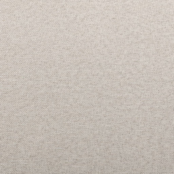 Fußhocker Modular mit Auflage Stoff Cremeweiß
