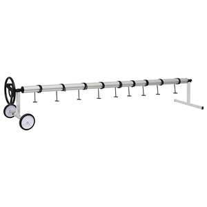 Poolabdeckungsroller mit Edelstahlbasis