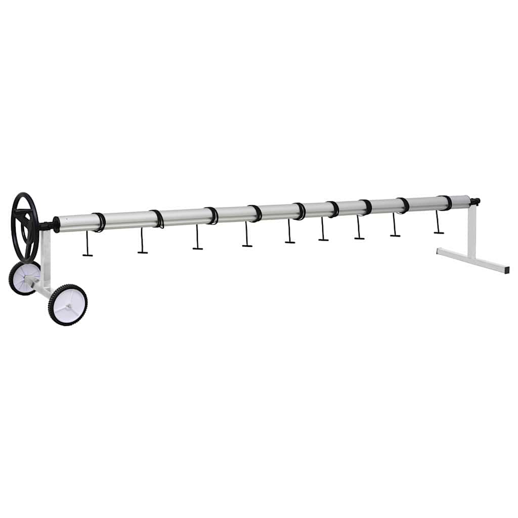 Poolabdeckungsroller mit Edelstahlbasis