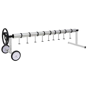 Poolabdeckungsroller mit Edelstahlbasis