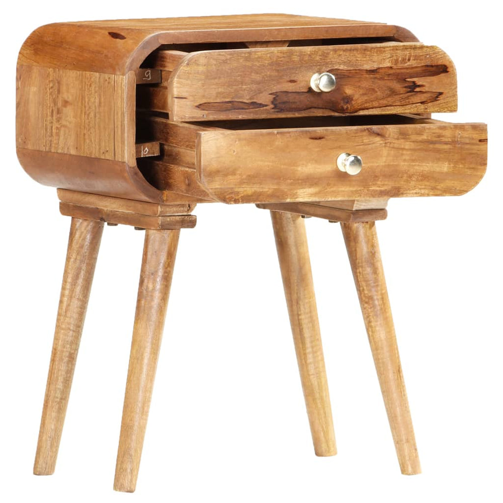 Nachttisch 43×30×58 cm Massivholz Mango