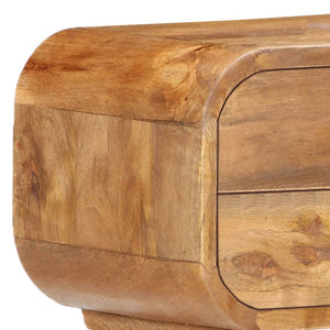 Nachttisch 43×30×58 cm Massivholz Mango