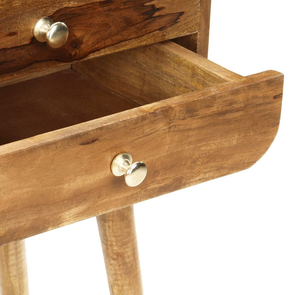 Nachttisch 43×30×58 cm Massivholz Mango