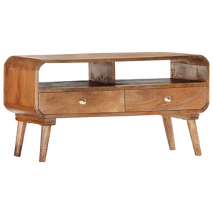 TV-Schrank 90 x 35 x 47 cm Massivholz Mango