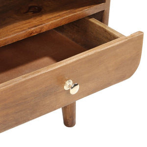 TV-Schrank 90 x 35 x 47 cm Massivholz Mango