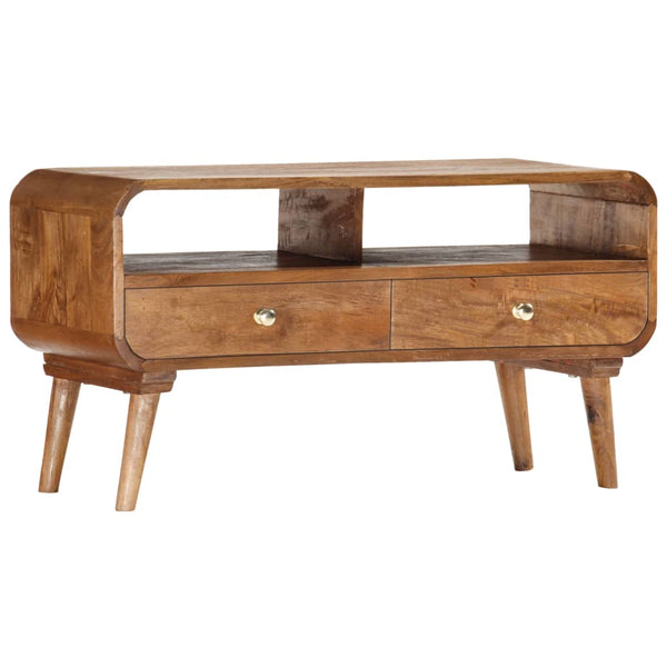 TV-Schrank 90 x 35 x 47 cm Massivholz Mango