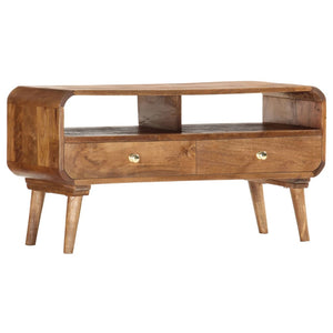 TV-Schrank 90 x 35 x 47 cm Massivholz Mango