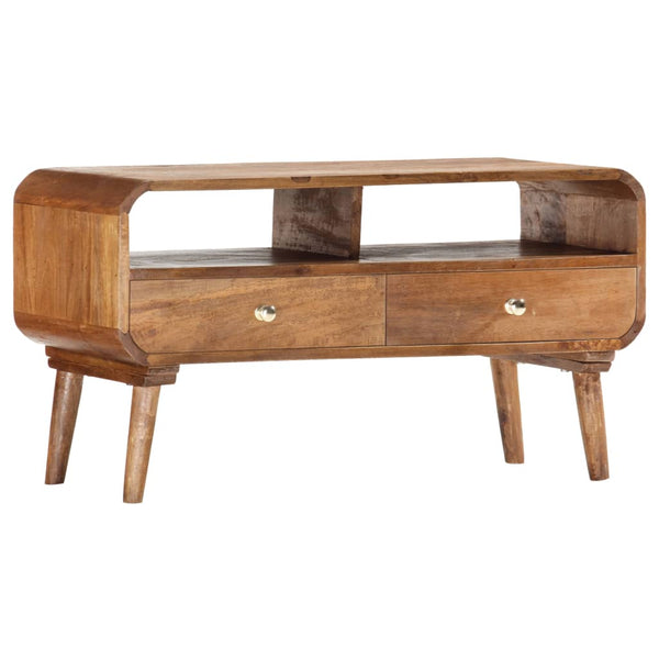 TV-Schrank 90 x 35 x 47 cm Massivholz Mango