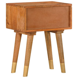 Nachttisch 43×30×58 cm Massivholz Mango