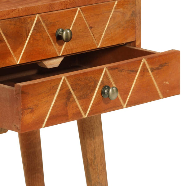 Nachttisch 43×30×58 cm Massivholz Mango