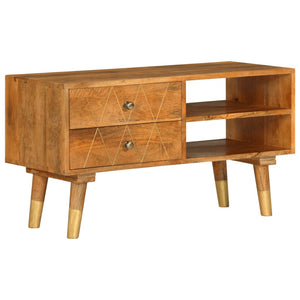 TV-Schrank 85 x 35 x 47 cm Mango-Massivholz