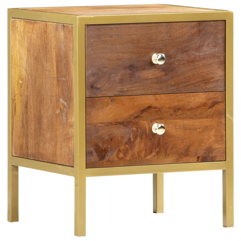 Nachttisch 40x35x50 cm Mango Massivholz