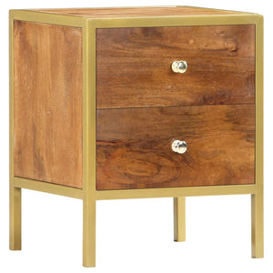 Nachttisch 40x35x50 cm Mango Massivholz