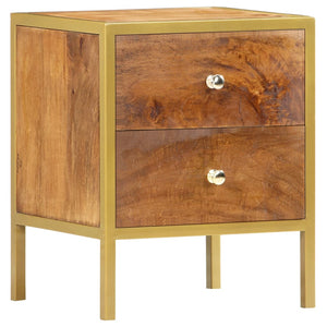 Nachttisch 40x35x50 cm Mango Massivholz