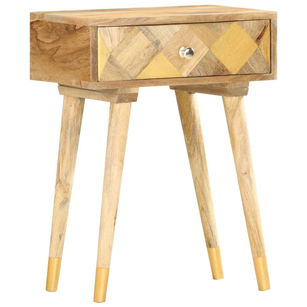 Nachttisch 43x30x58 cm Massivholz Mango
