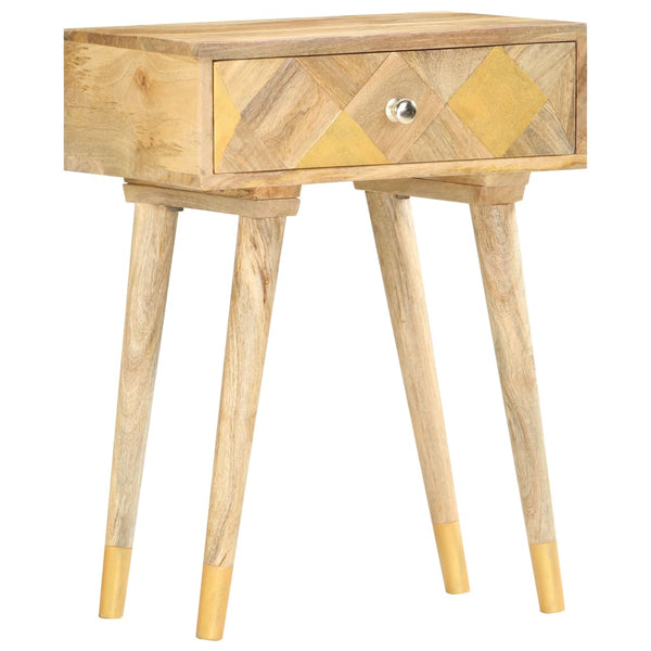 Nachttisch 43x30x58 cm Massivholz Mango