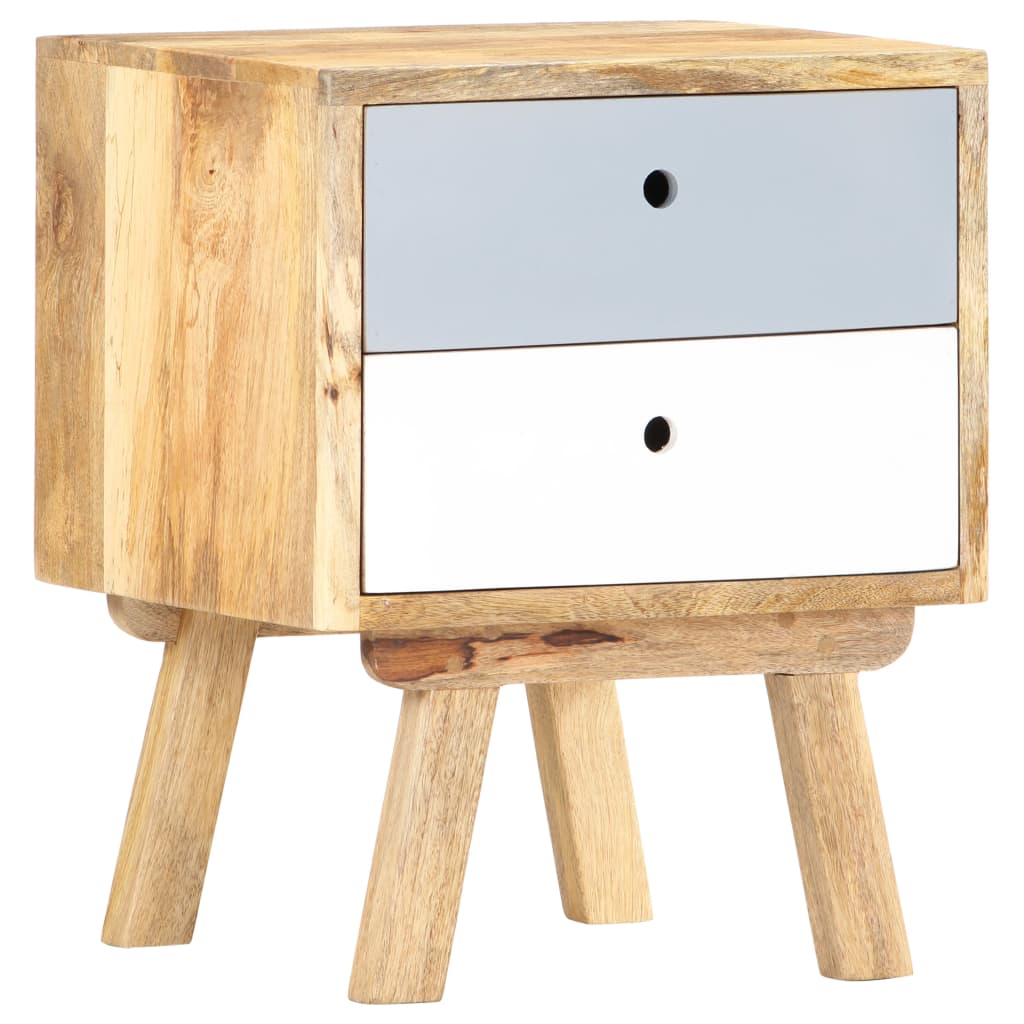 Nachttisch 40 x 35 x 50 cm Mango Massivholz