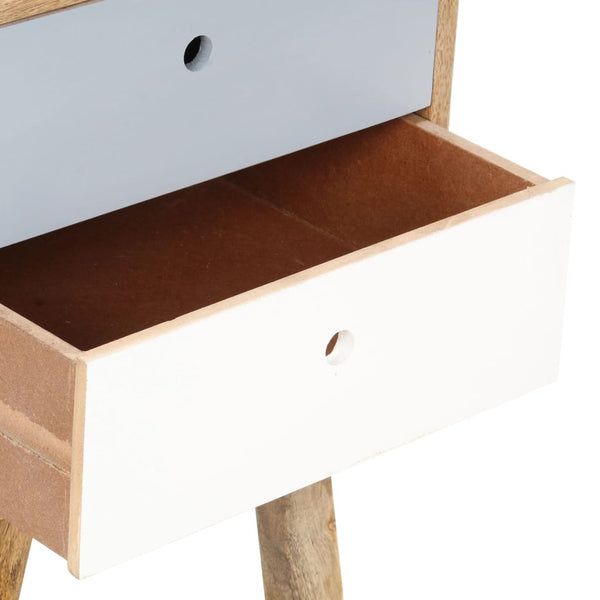 Nachttisch 40 x 35 x 50 cm Mango Massivholz