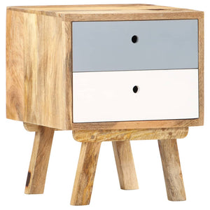 Nachttisch 40 x 35 x 50 cm Mango Massivholz