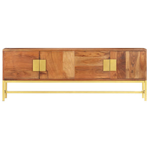 TV-Schrank 140×30×50 cm Massivholz Akazie