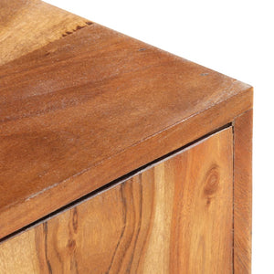 TV-Schrank 140×30×50 cm Massivholz Akazie