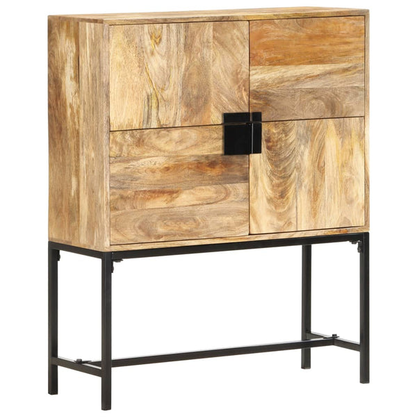Highboard 80x30x100 cm Massivholz Mango