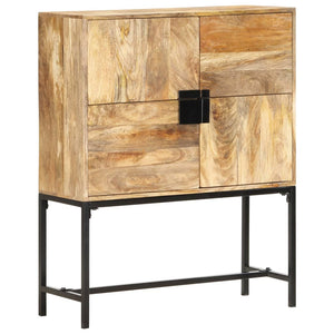 Highboard 80x30x100 cm Massivholz Mango