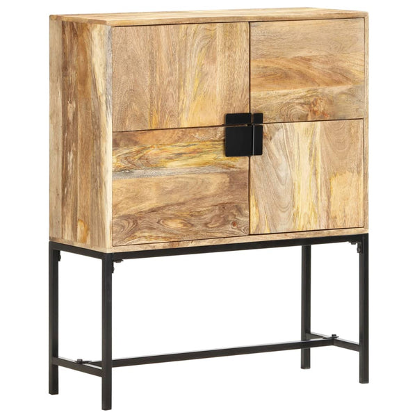Highboard 80x30x100 cm Massivholz Mango