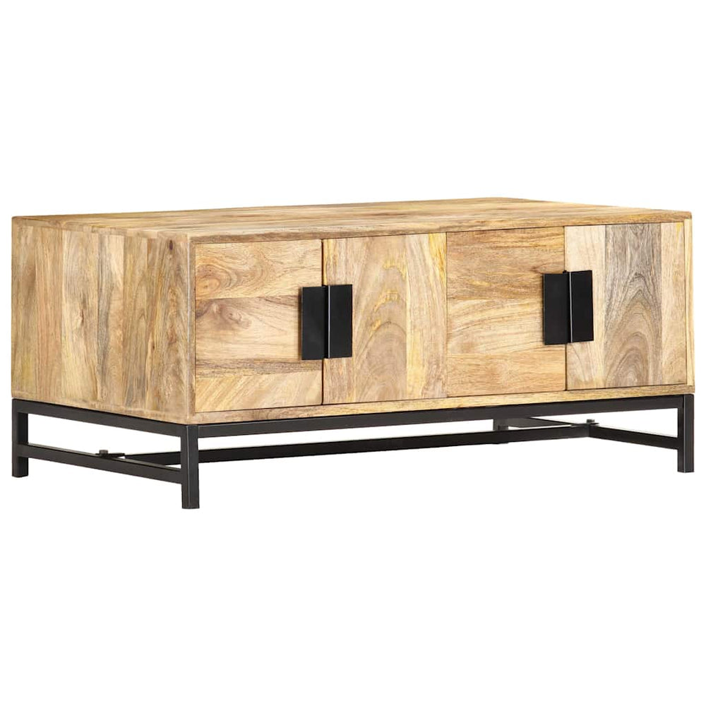Couchtisch 90 x 55 x 40 cm Massivholz Mango