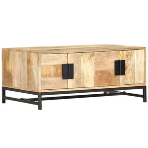 Couchtisch 90 x 55 x 40 cm Massivholz Mango