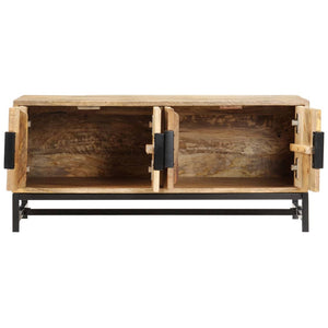 Couchtisch 90 x 55 x 40 cm Massivholz Mango