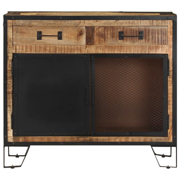 Sideboard 80×31×71 cm Raues Mango-Massivholz