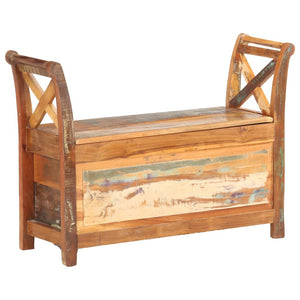 Flurbank 103x33x72 cm Altholz Massiv