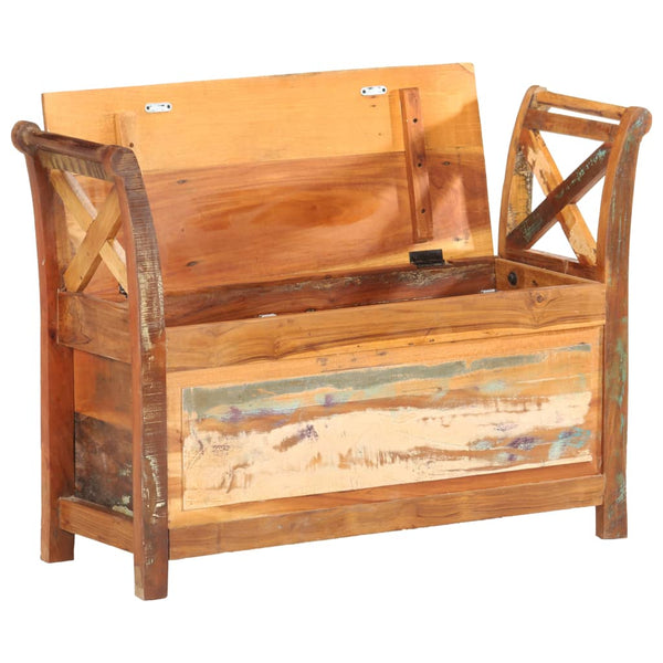 Flurbank 103x33x72 cm Altholz Massiv